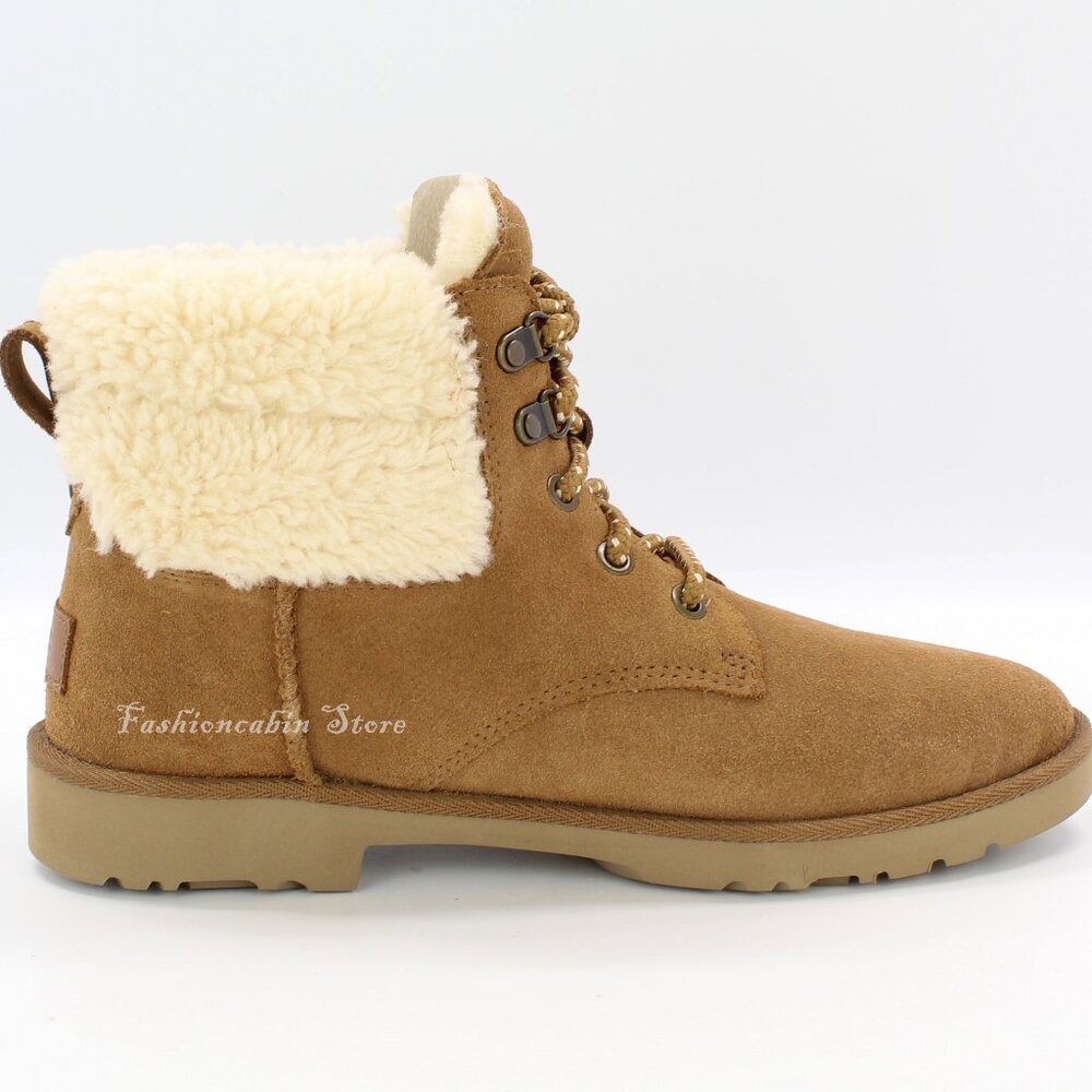 NEW UGG Romely Suede Boot, US 9.5, Cozy Lined Winter Outdoor Essential - Picture 7 of 16